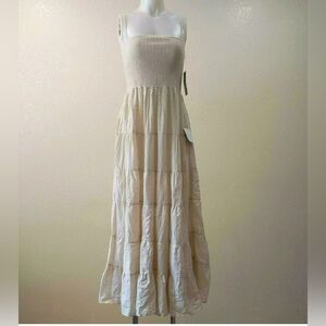 Lulus sweat in the sunshine maxi Dress